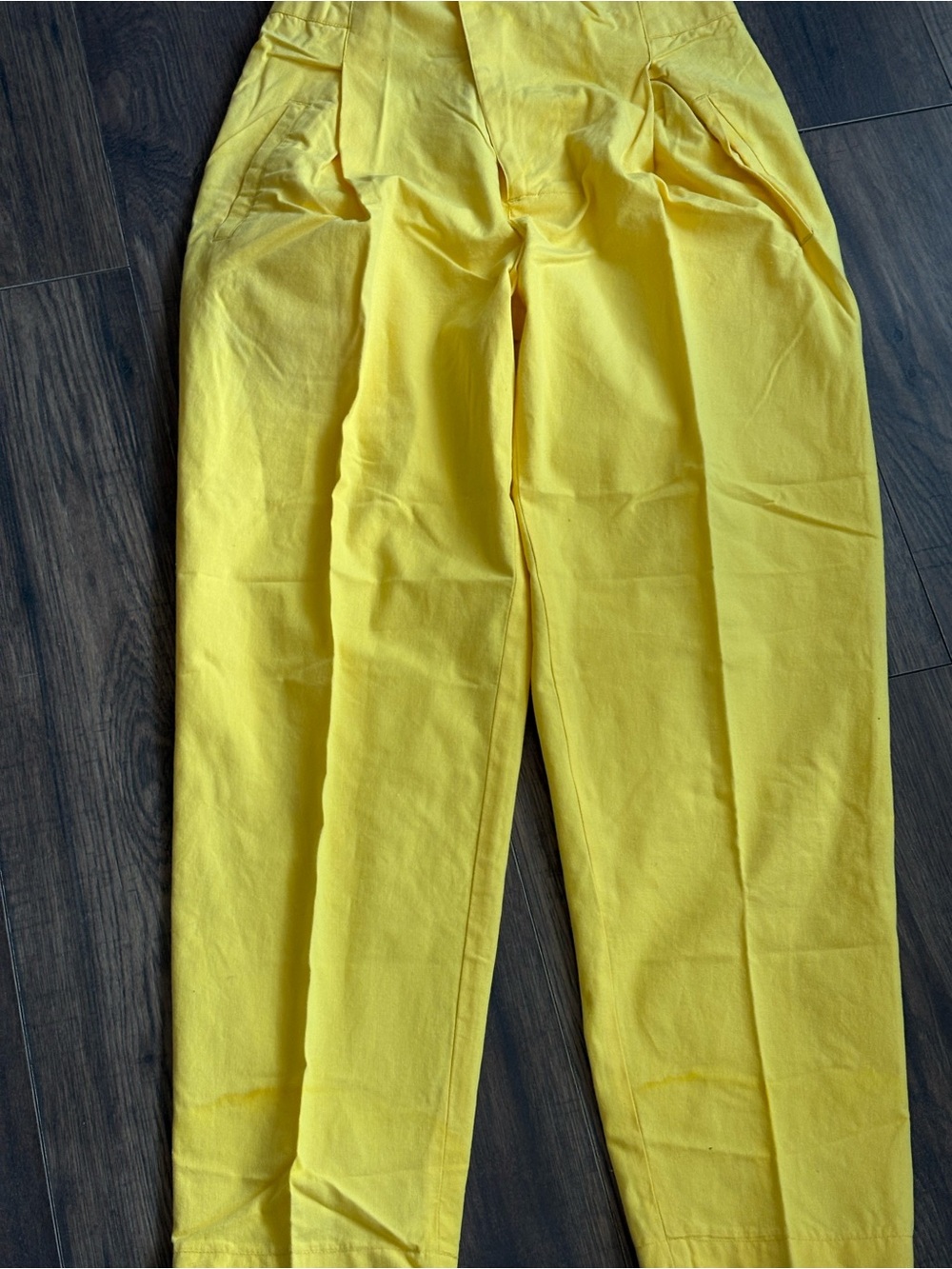 Ladies Yellow Slacks From Bulgaria